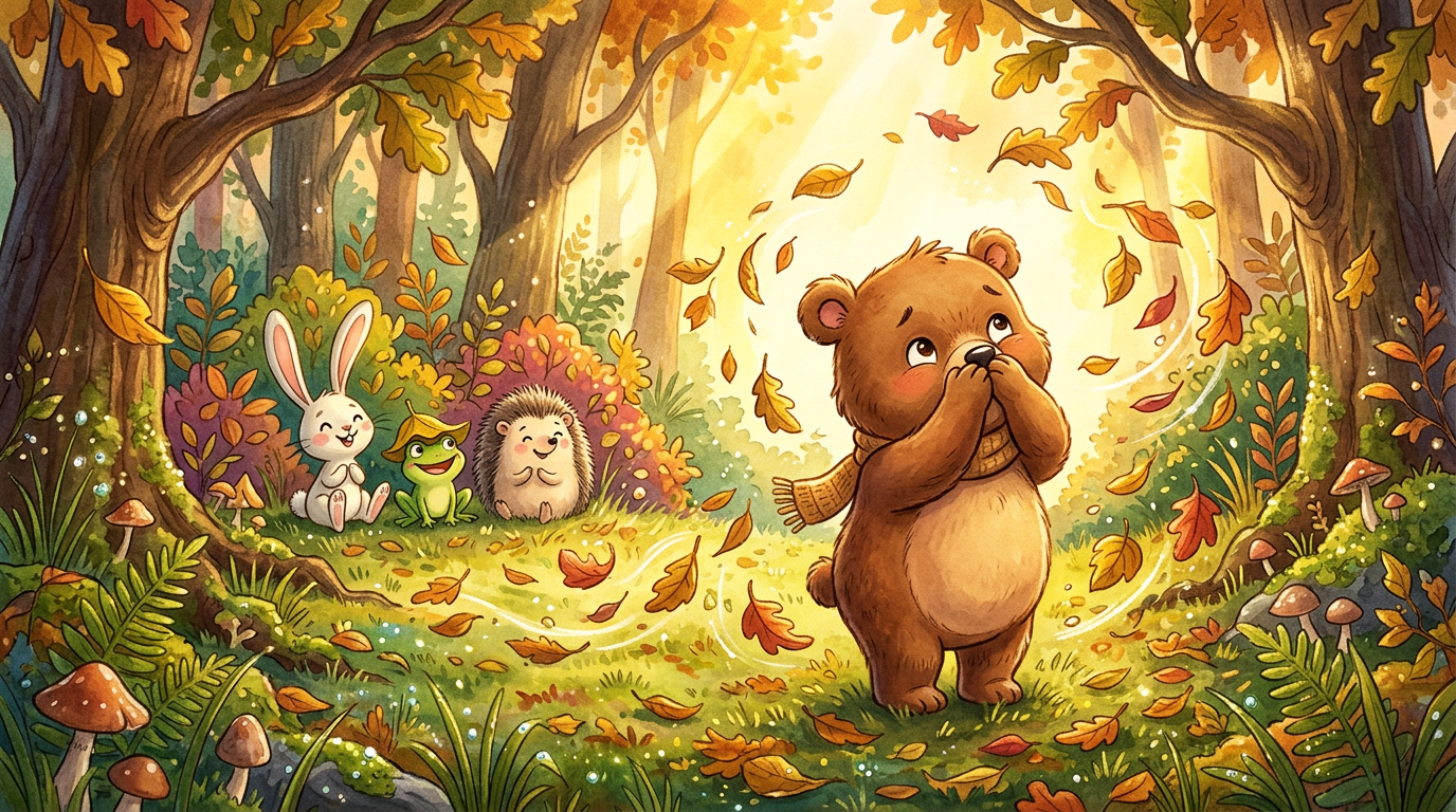 الدب الذي أضاع عطسته - قصص قصيرة