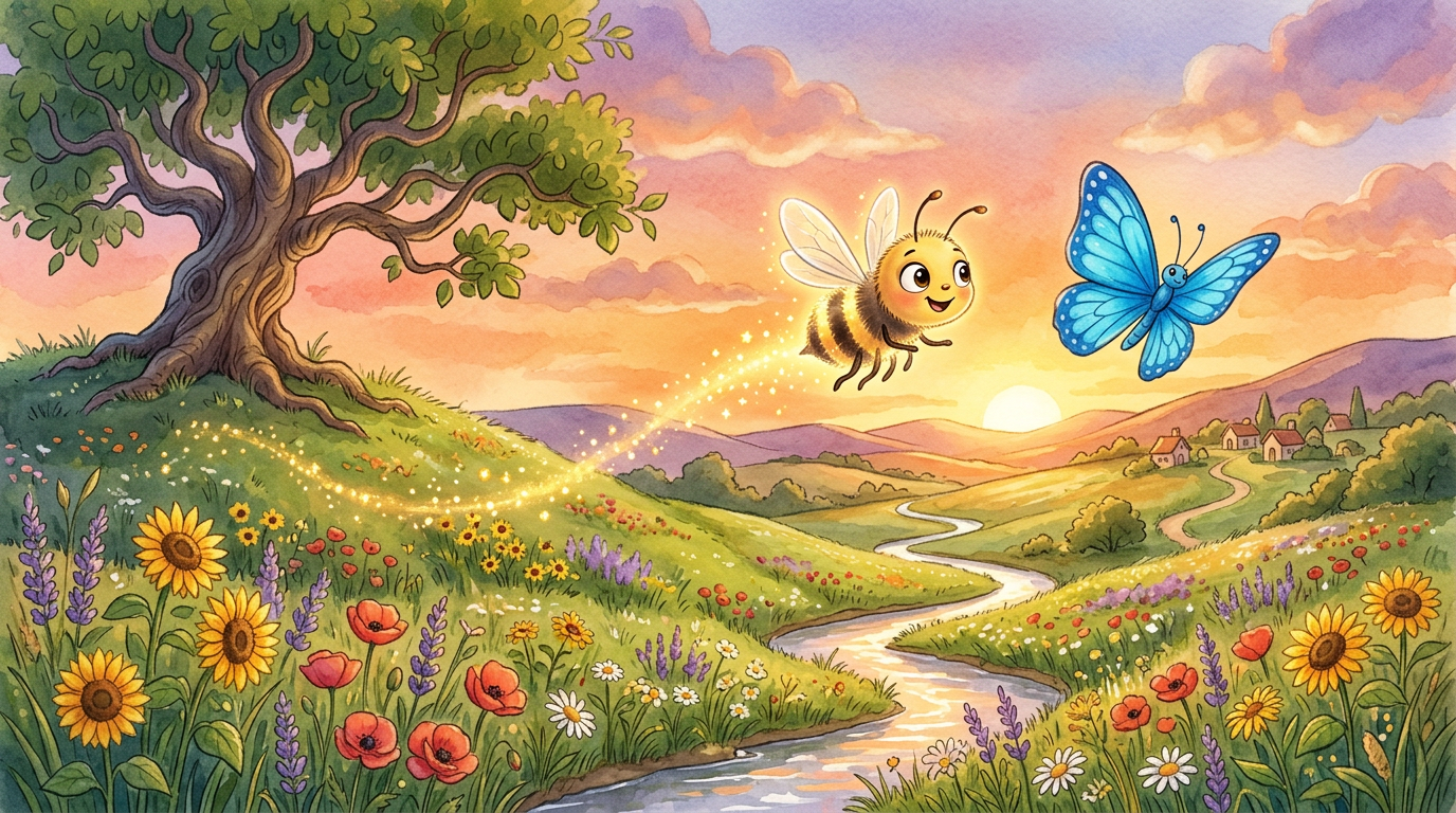 النحلة التي رسمت قوس قُزح