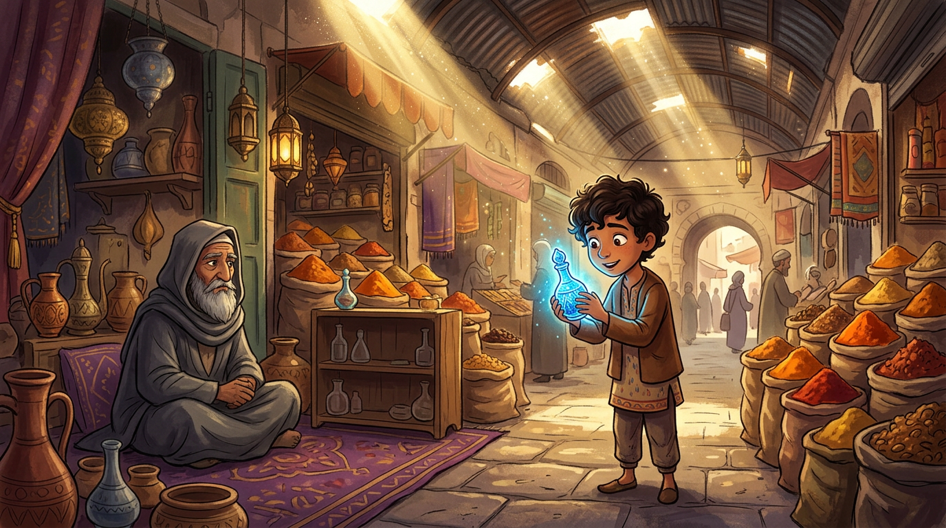 بائع الأحلام في سوق الحميدية